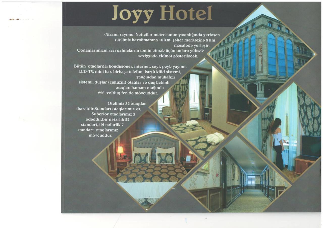 Joyy Hotel & Spa Baku Kültér fotó